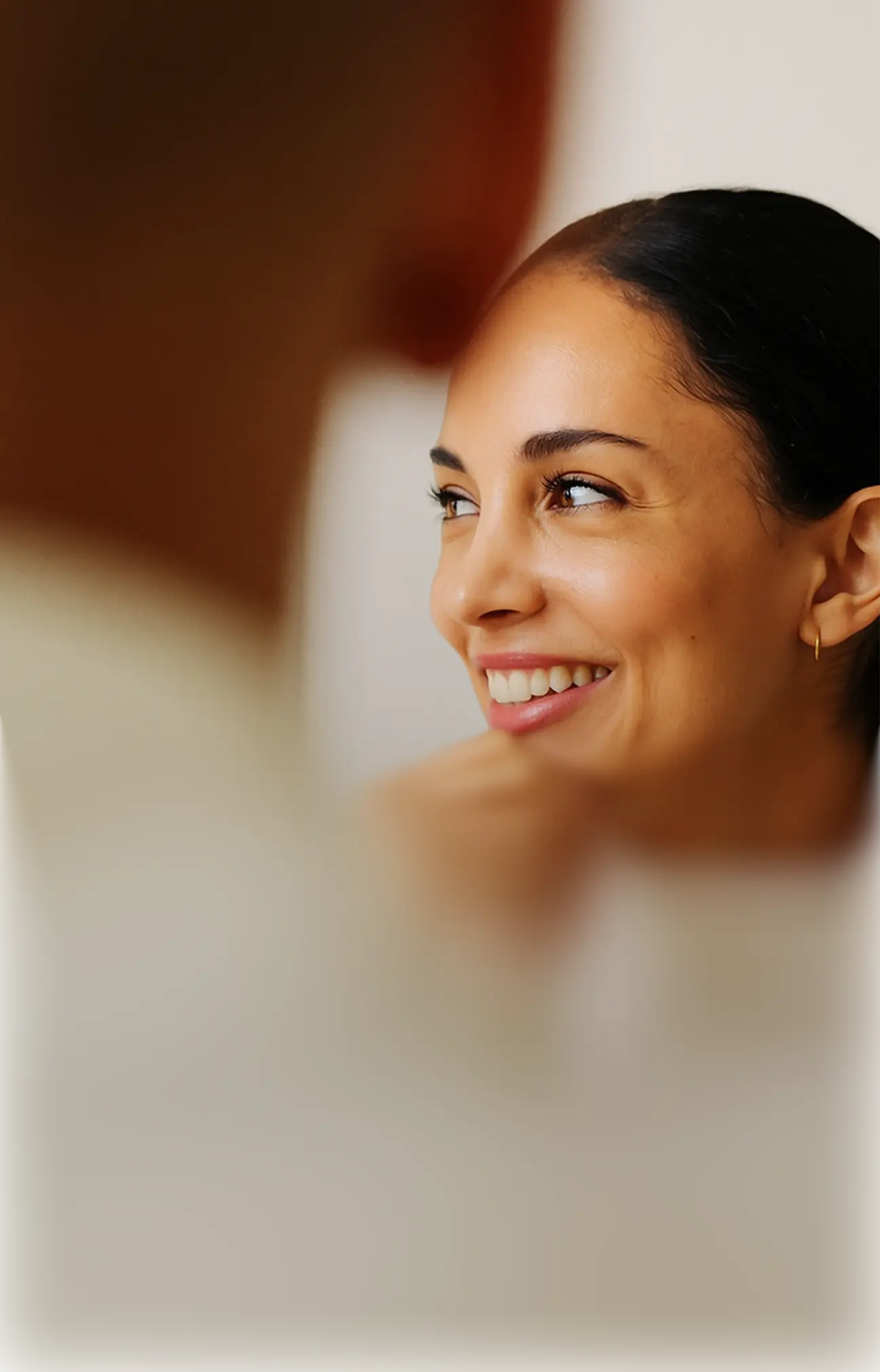 Person i samtal som representerar en demo av Kontiva